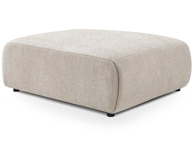 Hocker BOBOCHIC JEANNE 117x95x45cm stoff mit textur beige