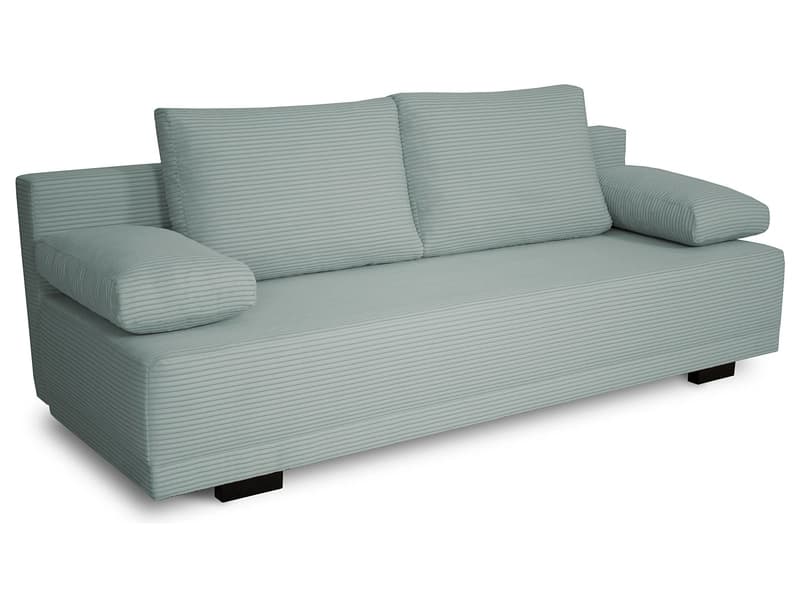 3er Sofa LAURITZ Stoff blau
