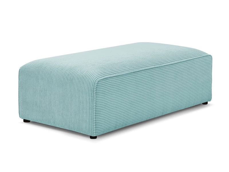Hocker BOBOCHIC MEGEVE 70x140x45cm cord-stoff hellblau