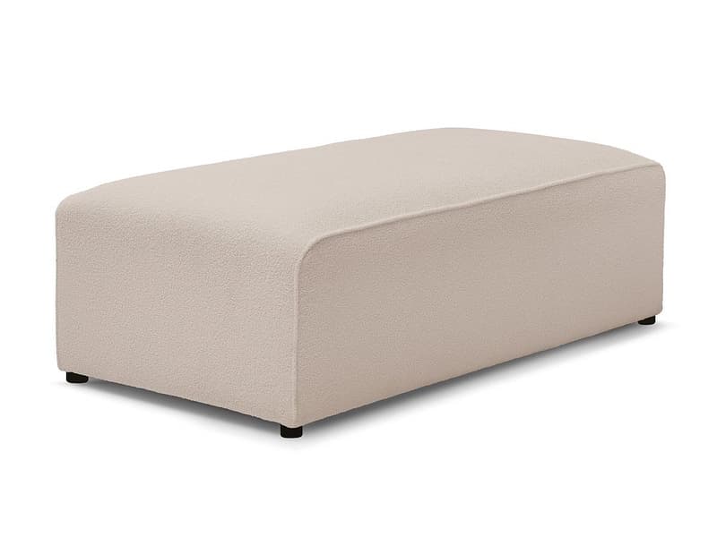 Hocker BOBOCHIC MEGEVE 70x140x45cm boucle-stoff beige