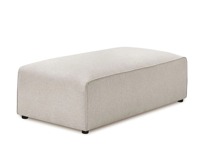 Hocker BOBOCHIC MEGEVE 70x140x45cm stoff chiniert beige