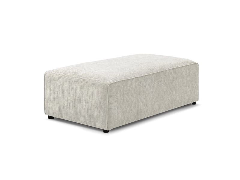 Hocker BOBOCHIC MEGEVE 70x140x45cm stoff mit textur beige