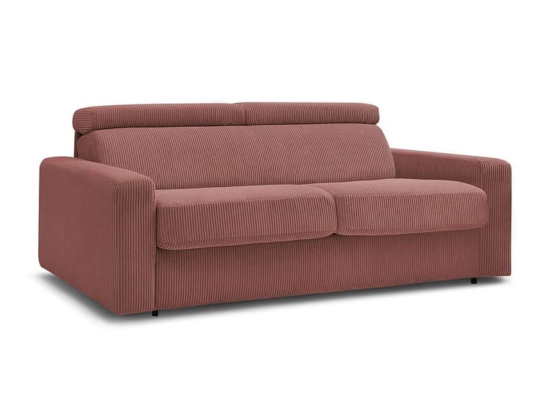 Bettsofa BOBOCHIC MONACO Cord-Stoff rosa