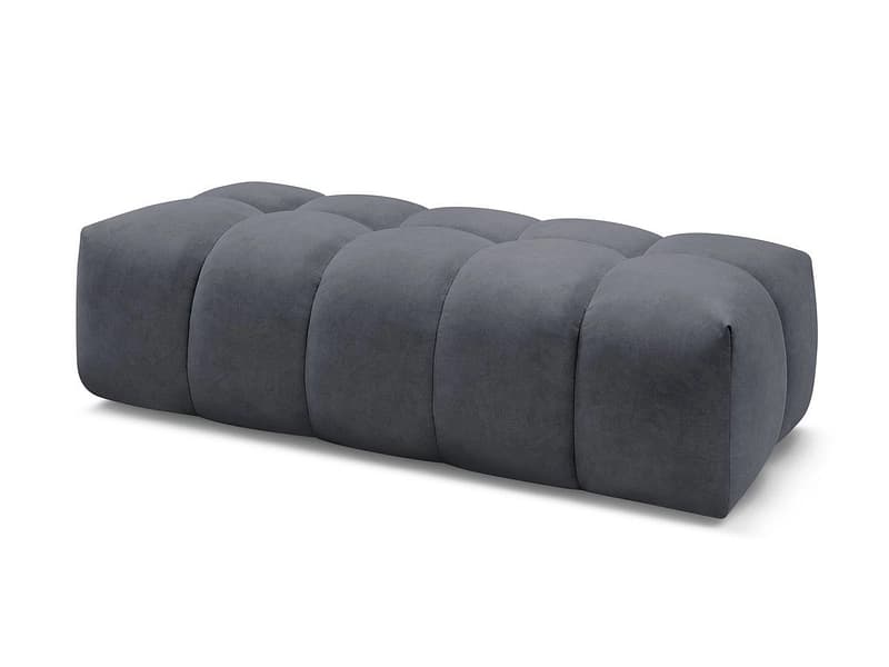 Hocker BOBOCHIC MONT-BLANC 66x180x48cm samt dunkelgrau