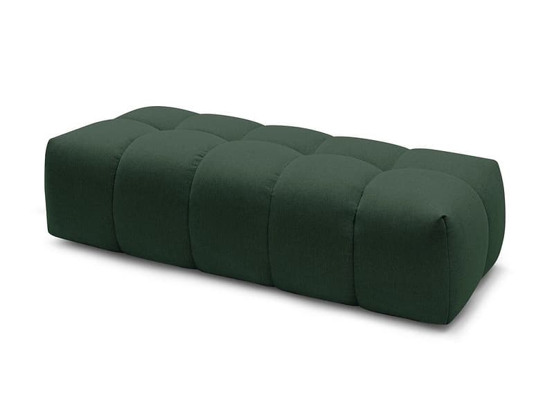 Hocker BOBOCHIC MONT-BLANC 66x180x48cm stoff chiniert grün