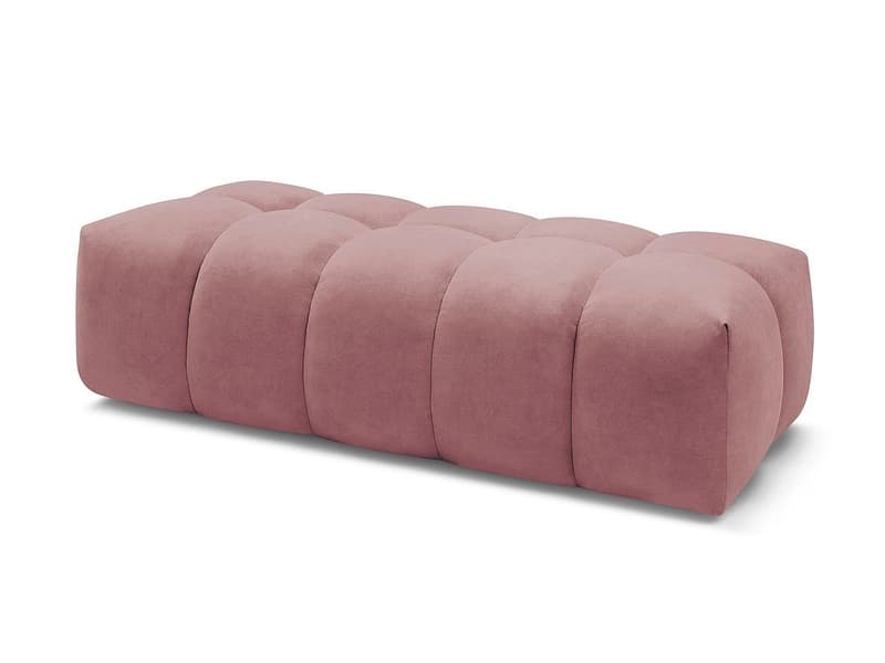 Hocker BOBOCHIC MONT-BLANC 66x180x48cm samt rosa