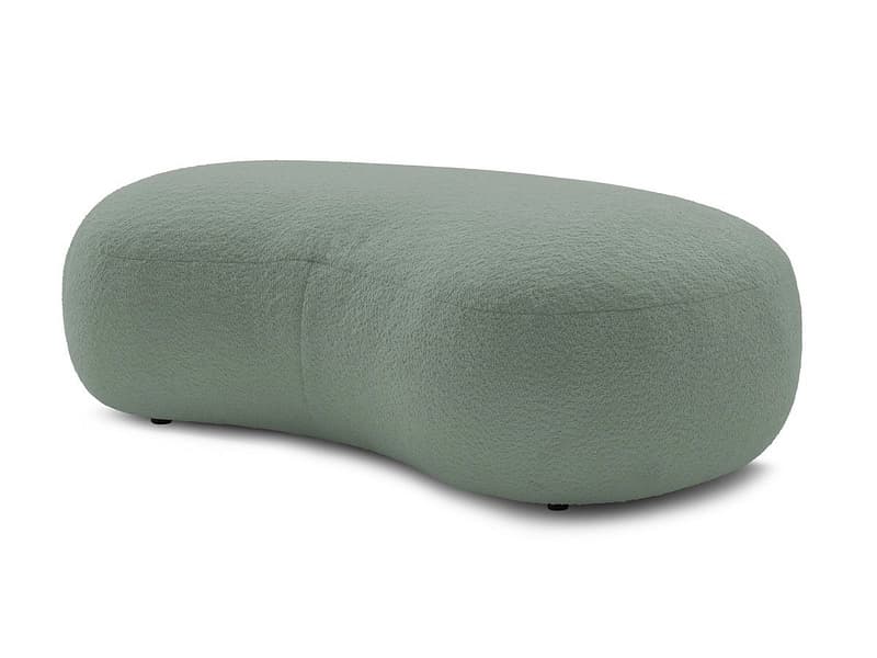Hocker BOBOCHIC SAINT-GERMAIN 90x147x47cm boucle-stoff grün