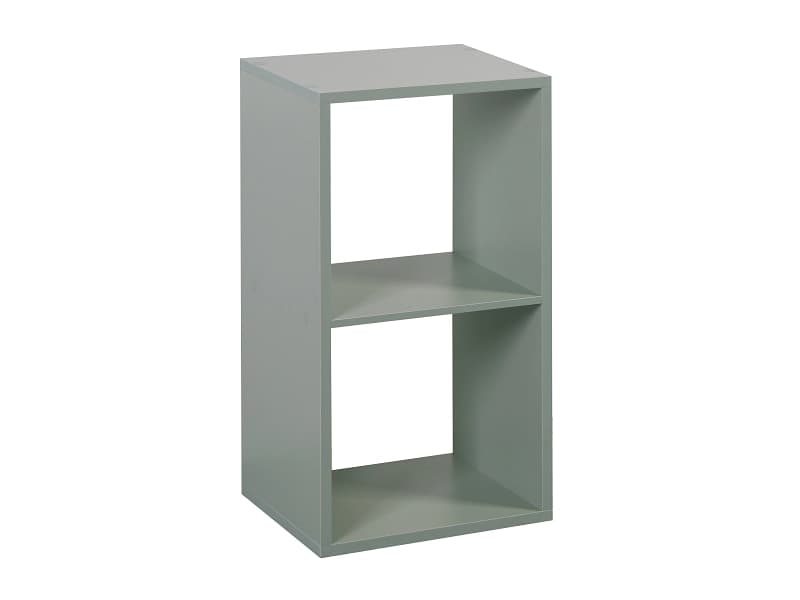 Regal CUBO 29.5x39.5x72.8cm 2 Fächer grün