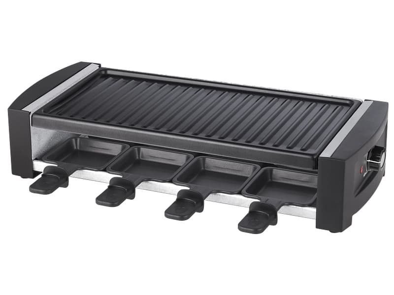 OHMEX Elektrischer Raclettegrill OHM-RCL-8812 8 personen