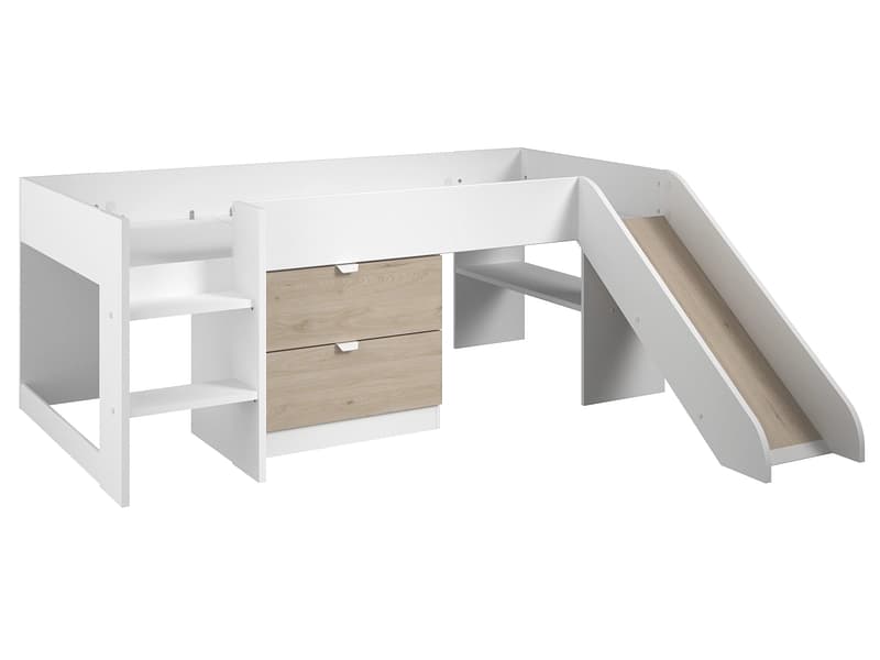 Kinderbett TOBO 90x200cm weiss