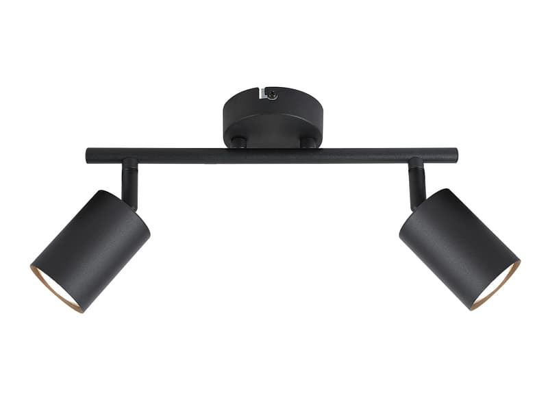2 Spots AMBRE 30cm 28W schwarz