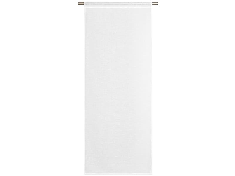 Scheibengardinen AMÉO 45x120cm kleiderstangegriff durchsichtig weiss