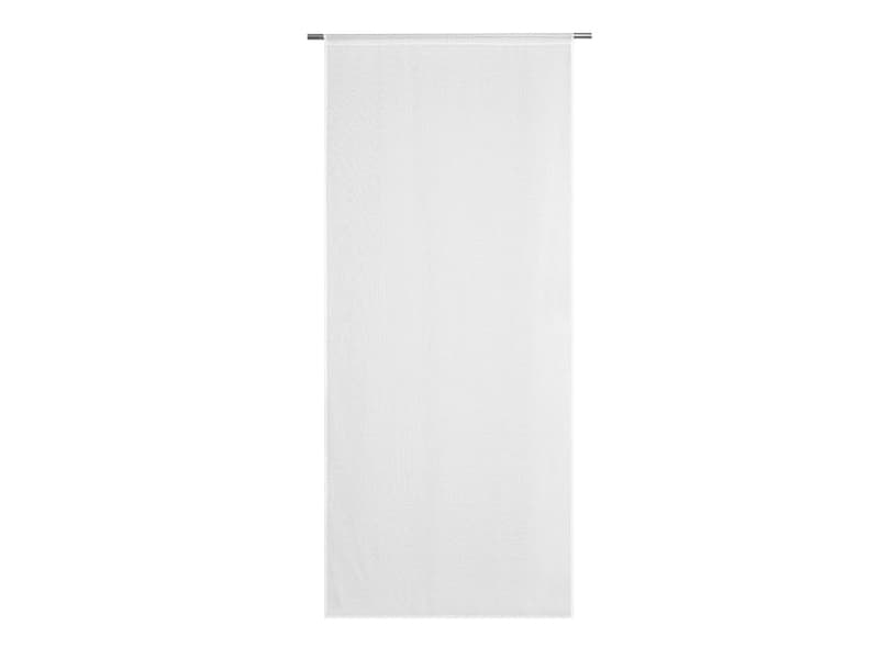 Scheibengardinen AMÉO 90x210cm kleiderstangegriff durchsichtig weiss