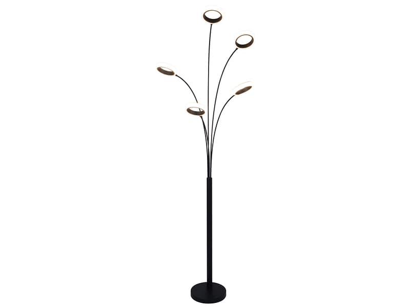 Stehlampe LED AIDEL 189cm 27W schwarz