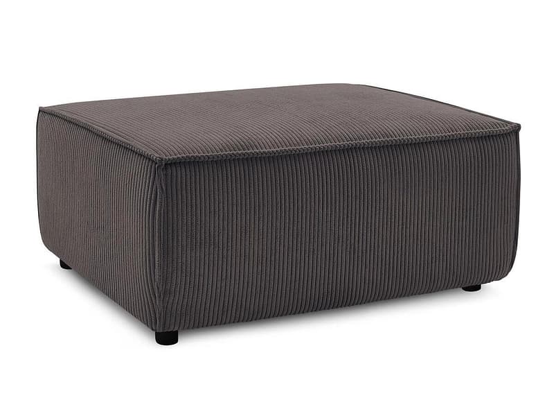 Hocker BOBOCHIC NIHAD 70x100x44cm cord-stoff rotbraun