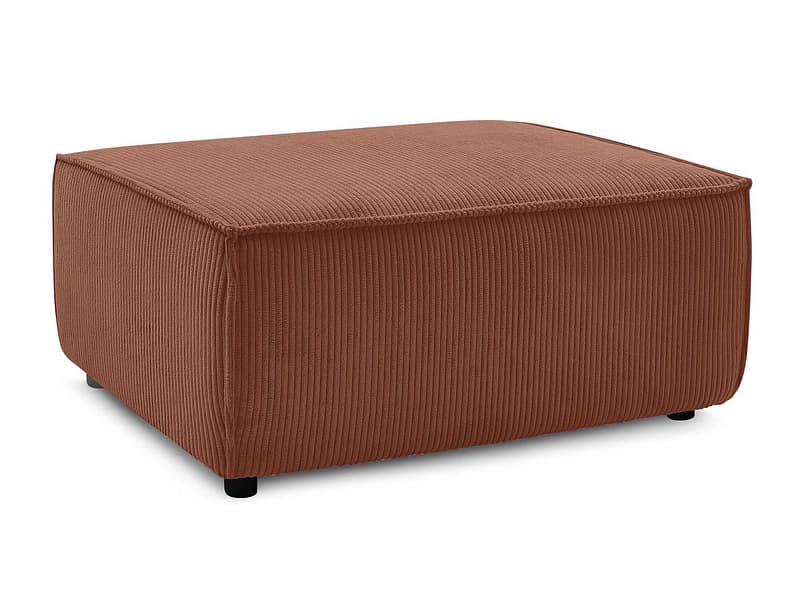 Hocker BOBOCHIC NIHAD 70x100x44cm cord-stoff orange