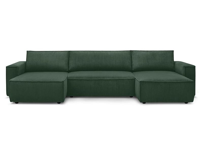 Wohnlandschaft BOBOCHIC NIHAD Cord-Stoff dunkelgrün