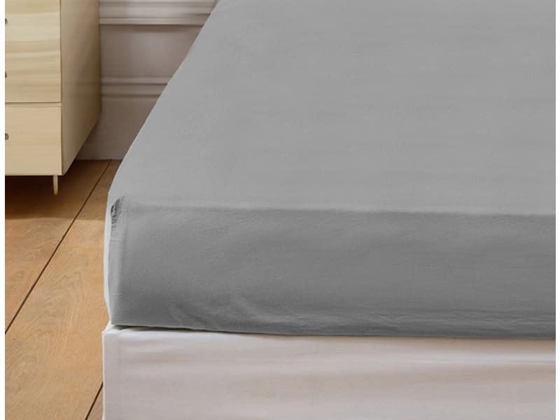 Fixleintuch DH PREMIUM QUALITY 180x200cm silver