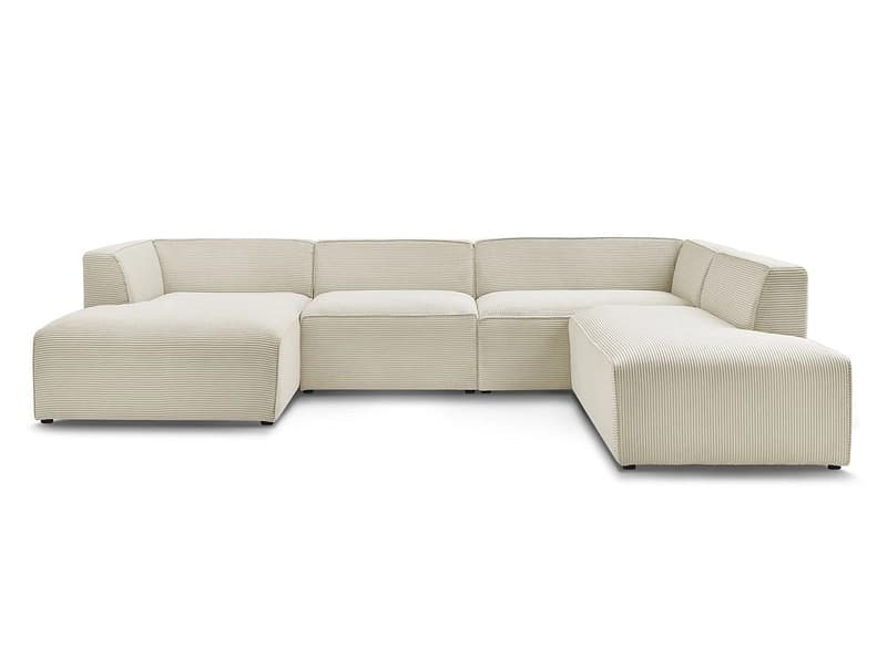 Wohnlandschaft BOBOCHIC MEGEVE Cord-Stoff beige