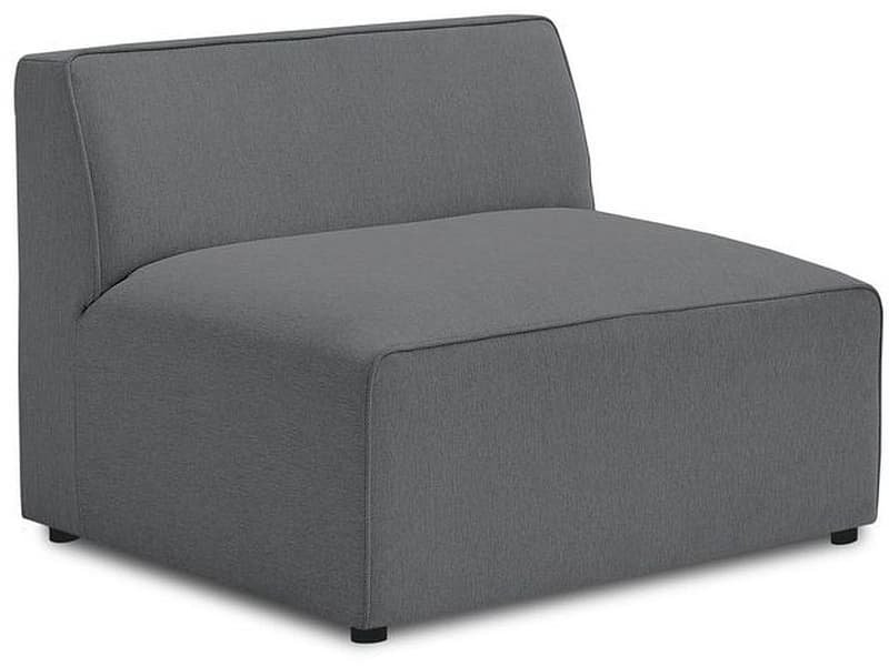 Modulare Sessel für Sofa BOBOCHIC MEGEVE Stoff chiniert dunkelgrau
