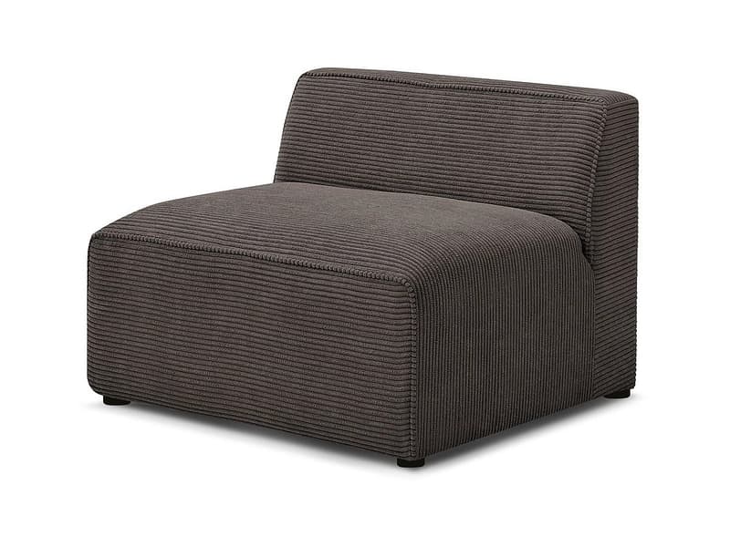 Modulare Sessel für Sofa BOBOCHIC MEGEVE Cord-Stoff rotbraun