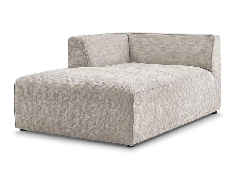 Récamière BOBOCHIC MEGEVE Stoff mit Textur beige