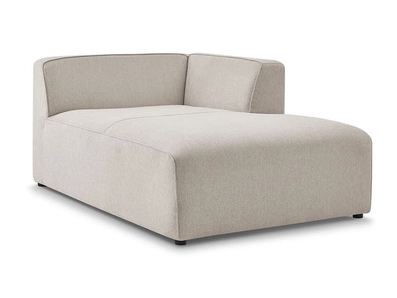 Récamière BOBOCHIC MEGEVE Stoff chiniert beige