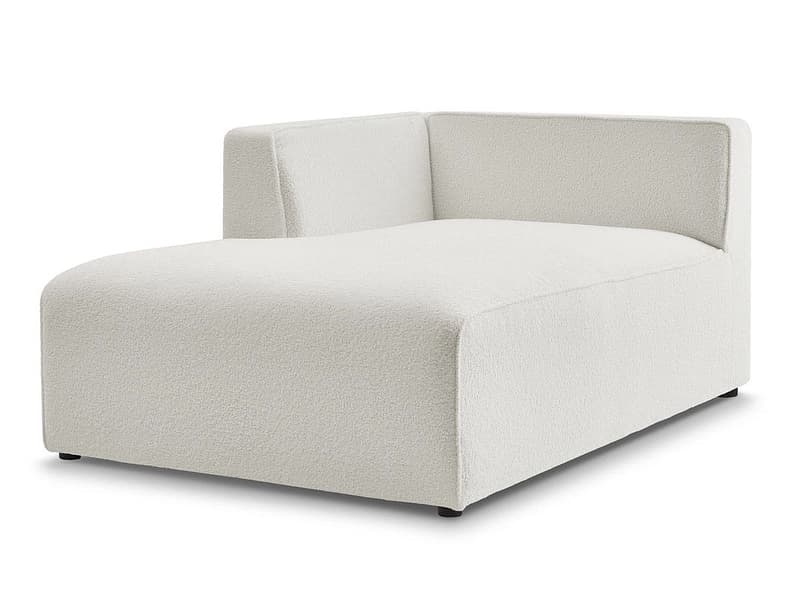Récamière BOBOCHIC MEGEVE Boucle-Stoff weiss
