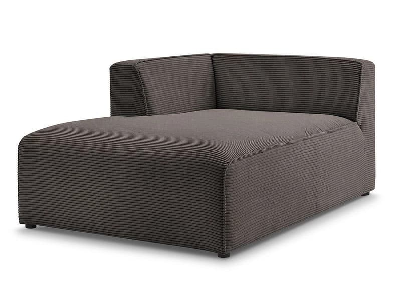 Récamière BOBOCHIC MEGEVE Cord-Stoff rotbraun