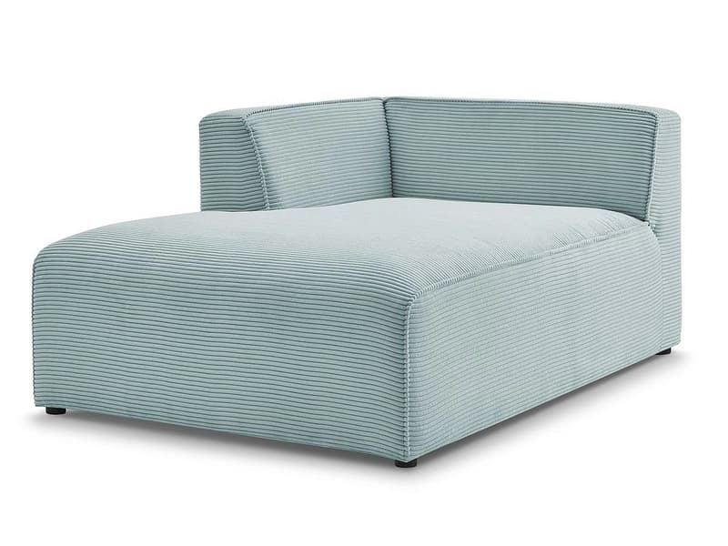 Récamière BOBOCHIC MEGEVE Cord-Stoff hellblau