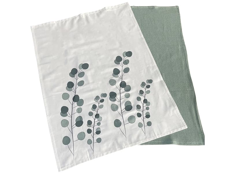 Geschirrtücher-Set LORA 2-teilig grün