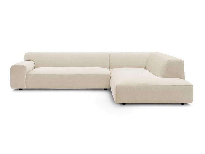 Ecksofa BOBOCHIC LAVENA Samt beige