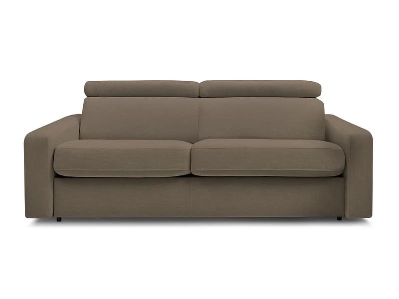 3er Sofa BOBOCHIC MONACO Stoff rotbraun