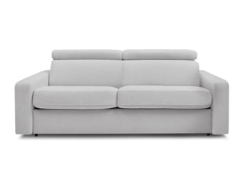 3er Sofa BOBOCHIC MONACO Stoff hellgrau
