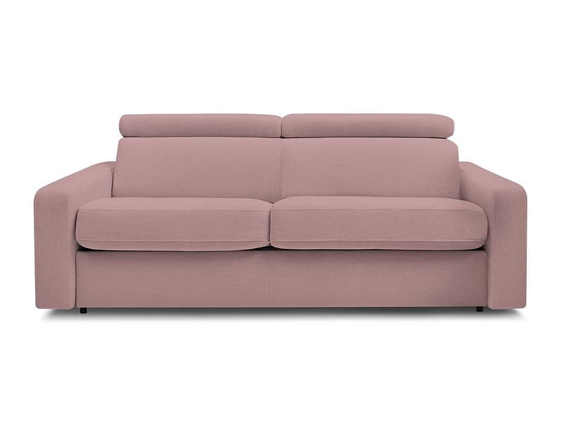3er Sofa BOBOCHIC MONACO Stoff rosa