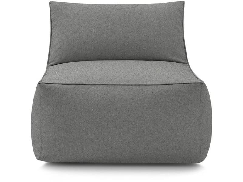 Modulare Sessel für Gartensofa BOBOCHIC RIVIERA Stoff dunkelgrau
