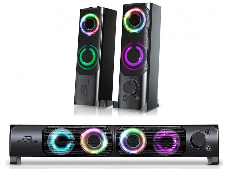 ADVANCE PC-Lautsprecher Soundphonic 2.0 RGB