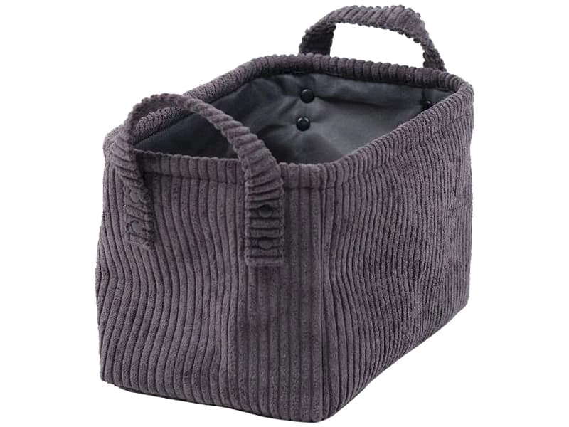 Aufbewahrungskorb FUSAIN anthrazit 25x25x15cm