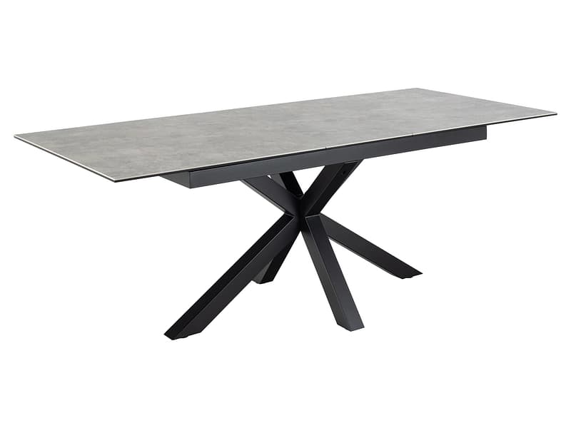 Tisch ausziehbar HEAVEN 168-210x90x76cm grau