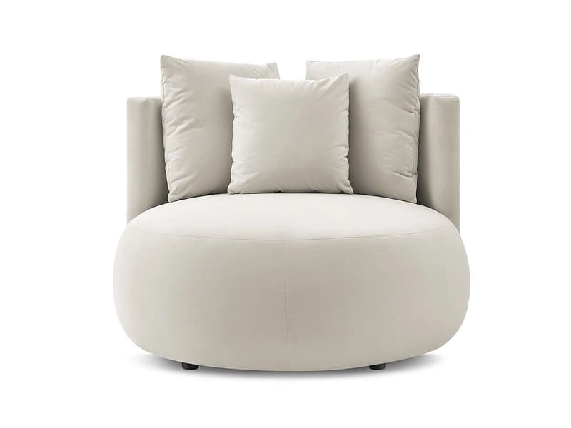 Sessel BOBOCHIC CESAR Samt beige