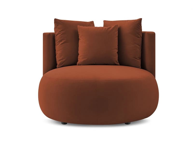 Sessel BOBOCHIC CESAR Samt orange