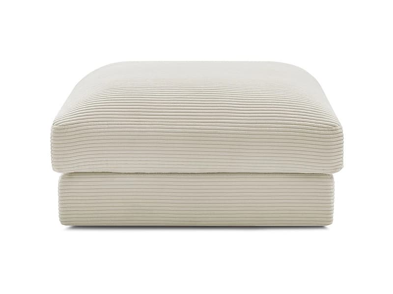 Sitzsack BOBOCHIC LEONARD 86x86x43cm cord-stoff beige