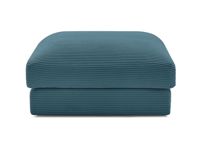 Sitzsack BOBOCHIC LEONARD 86x86x43cm cord-stoff hellblau