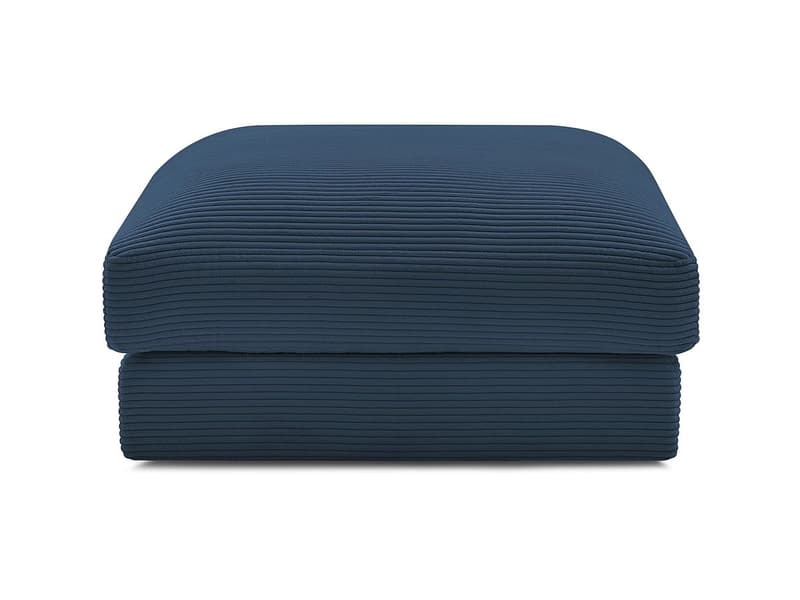 Sitzsack BOBOCHIC LEONARD 86x86x43cm cord-stoff dunkelblau