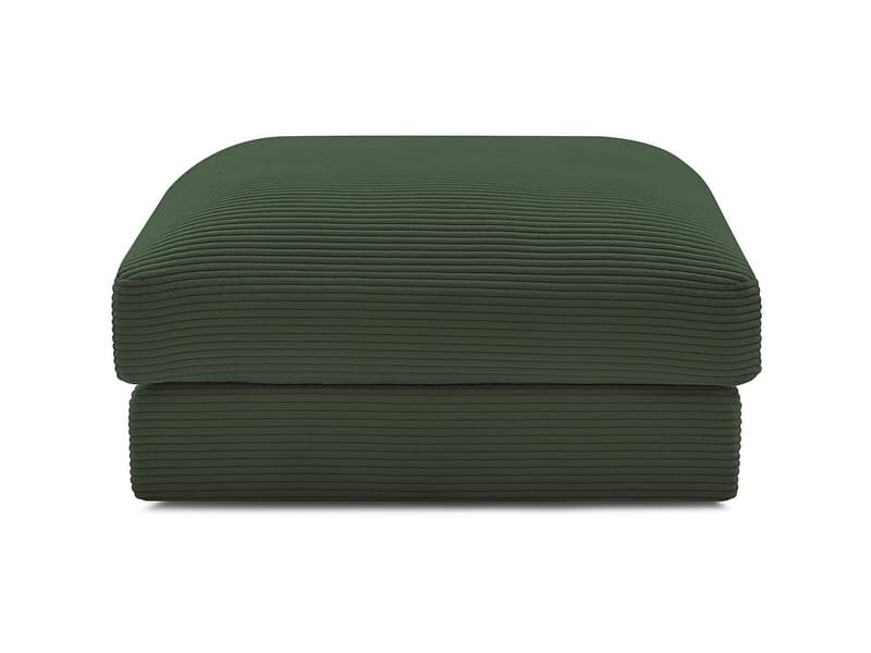 Sitzsack BOBOCHIC LEONARD 86x86x43cm cord-stoff dunkelgrün