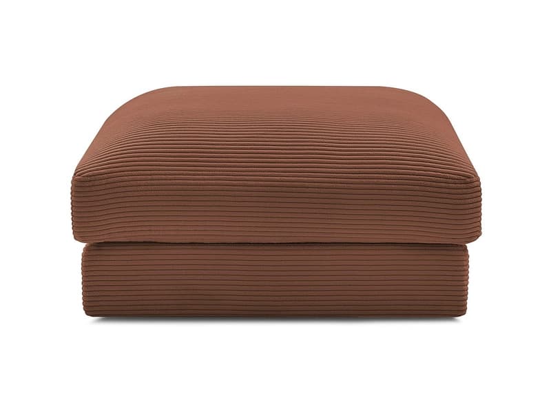 Sitzsack BOBOCHIC LEONARD 86x86x43cm cord-stoff orange