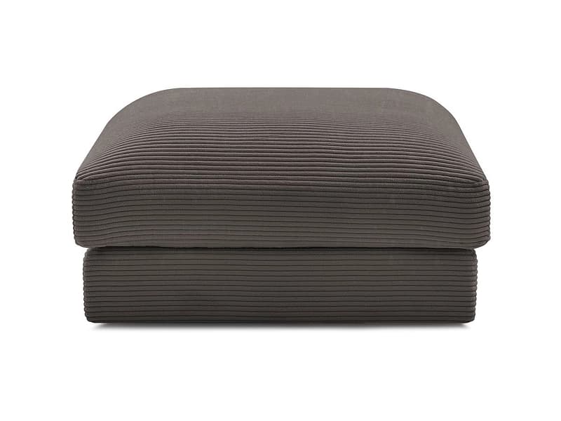 Sitzsack BOBOCHIC LEONARD 86x86x43cm cord-stoff rotbraun