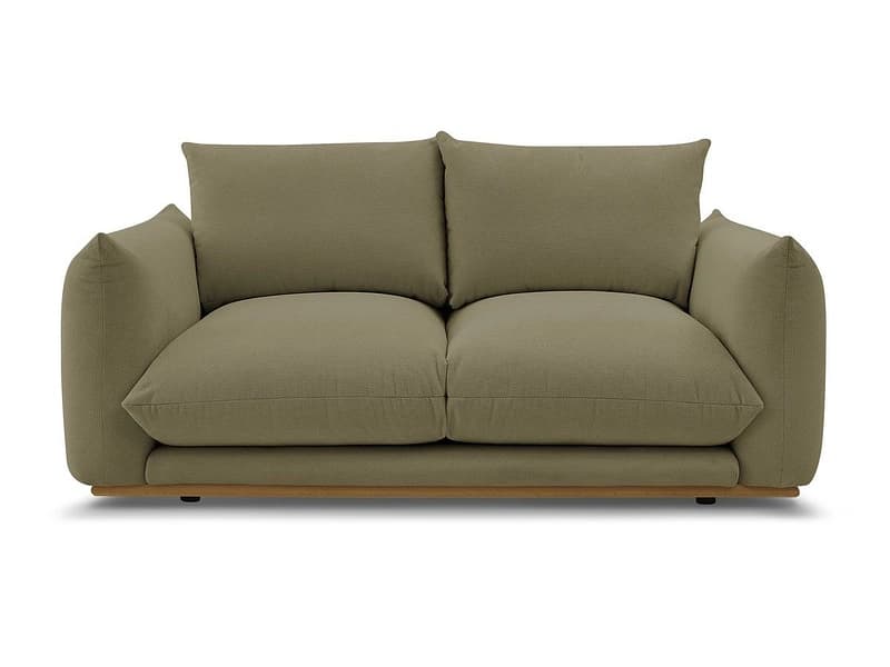 2er Sofa BOBOCHIC ERNEST Stoff grün