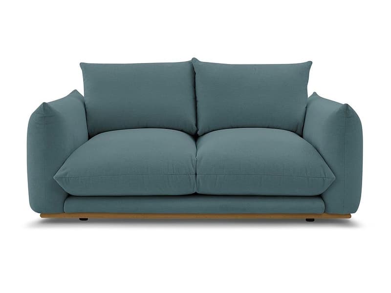 2er Sofa BOBOCHIC ERNEST Stoff dunkelblau