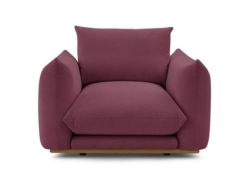 Sessel BOBOCHIC ERNEST Stoff rot